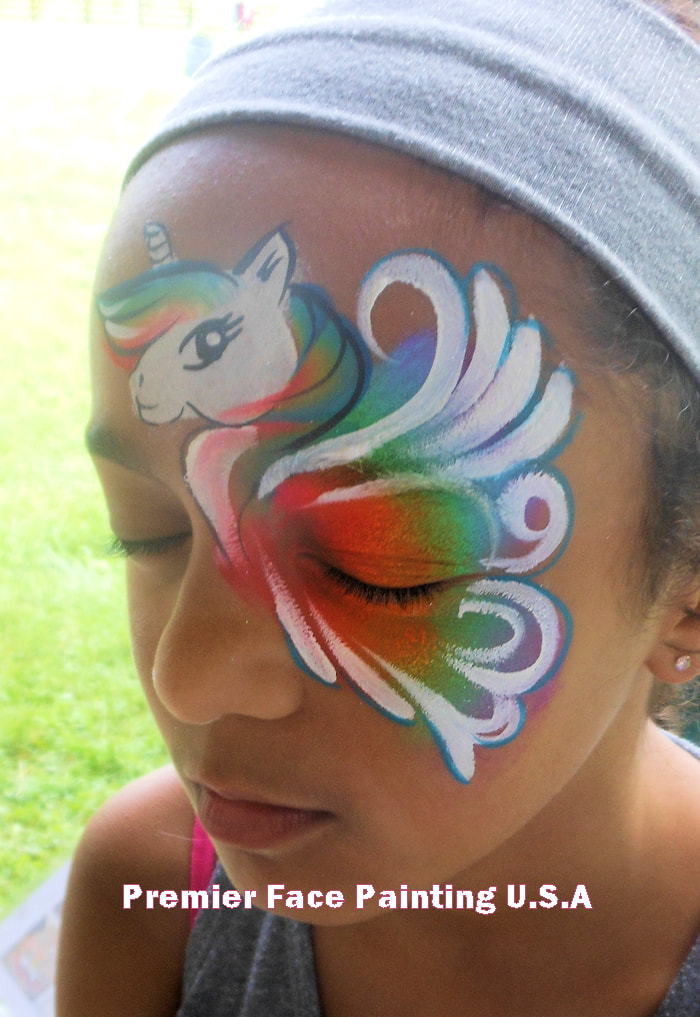 rainbow dash face painting